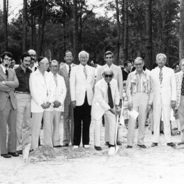 Windsor Drive, groundbreaking, 1978