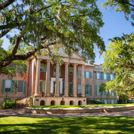 Randolph Hall and the cistern