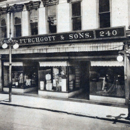 M. Furchgott & Sons storefront, 1924