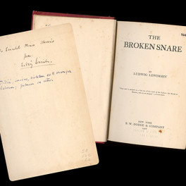 Lewisohn's <em>Broken Snare</em>