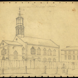 Kahal Kadosh Beth Elohim, exterior, 1794