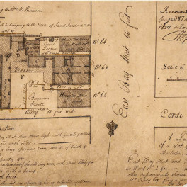 Plat showing McCrady’s Long Room